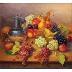 Oskar Ramos, Still Life, oil on canvas