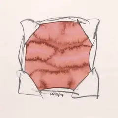 Untitled by Roberto Chabet, watercolor on paper, sold Jan 2022