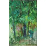 Antonio Ko Jr., Untitled (Trees), watercolor on paper
