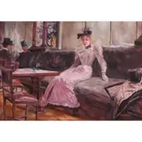 Rico Bastasa, The Parisian Life, oil on canvas