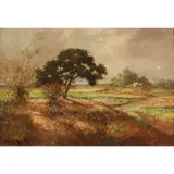 Landscape by Cesar Buenaventura, oil on canvas, sold Jan 2022