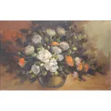 Still Life by Cesar Buenaventura, oil on canvas, sold Jan 2022