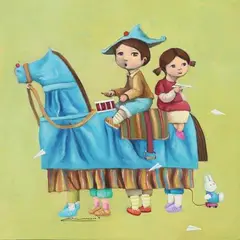 Carlo Ongchangco, Untitled, oil on canvas