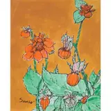 Simple Grace by Juvenal Sansó Garrit, acrylic on paper, sold Jan 2022