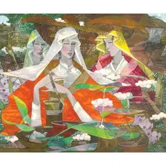 Jeff Dizon, Sinigang na Bangus, acrylic on canvas