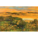 Golden Passage by Juvenal Sansó Garrit, acrylic on paper, sold Jan 2022