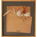 Bernardo Pacquing, Brown Series, mixed media collage