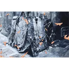 Renz Baluyot, The Altar, oil on canvas