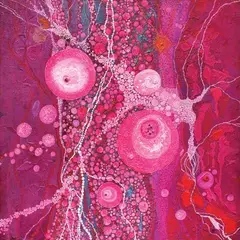 Mark “Nonoy” Alcalde, Primordial Manifestations, acrylic on canvas
