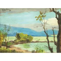 Victorio Edades, Davao City, oil on canvas