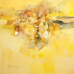 Untitled by Roger San Miguel, oil on canvas, sold Jan 2022