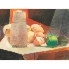 Still Life by Cesar Legaspi, pastel on paper, sold Jan 2022