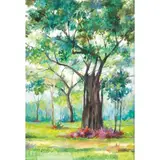 Cris Cruz, Trees, acrylic on canvas