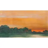 Marciano Galang, Untitled (Landscape), oil on paper