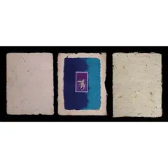 Virgilio Pandy Aviado, a) Untitled
b) Untitled
c) Untitled, Handmade Papers and Collages