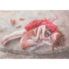 Ivan Roxas, Solace, oil on canvas