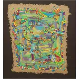 Mark Shellshear, Chameleon, watercolor on handmade paper