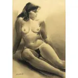Cesar Legaspi, Seated Nude Lady