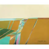 Untitled by Oscar Zalameda, oil on canvas, sold Jan 2022
