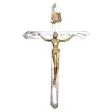 Eduardo Castrillo, Cross, stainless steel and brass