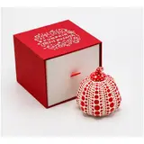 Pumpkin (Red and White) by Yayoi Kusama, painted cast resin, sold Jan 2022