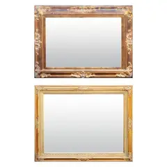 Two Giltwood Mirrors, Untitled, hardwood