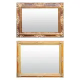 Two Giltwood Mirrors, Untitled, hardwood