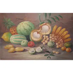 Still Life by Mabini School, oil on canvas, sold Jan 2021