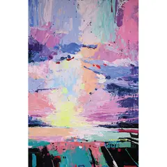 Repercussions by Zorrick Enriquez, acrylic and oil on canvas, sold Jan 2021