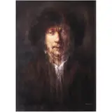 Lena Febres, RMBRNT, oil on canvas