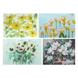 a) Teo<br, > b) A. Ramos<br, > c) E. Lacsa<br & > d, Untitled, <p>a) Teo<br />Daisies<br />stamped and signed 200