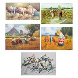 Untitled by a) Jose Valerio<br, > b) R. Castro<br & >, <p>a) Jose Valerio (b.1953)<br />Harvest<br />sign, sold Dec 2021