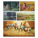 Untitled by a) Rolando Santos<br & > b) Robert Nubla<, <p>a) Rolando Santos<br />i) Untitled<br />signed, sold Dec 2021