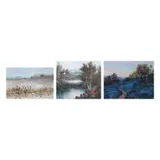 Untitled by a) N. Ypon<br, > b) Unidentified Artist<br & > c) M, <p>a) N. Ypon<br />Landscape<br />signed (lower le, sold Dec 2021