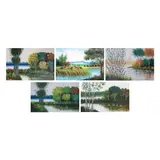 Untitled by Goyenechea School<br & > Landscape - 5 pcs., <p>Goyenechea School<br />Landscape - 5 pcs.<br />, sold Dec 2021