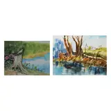 Untitled by a) Mario Santiago<br & > b) Mario Santiago, <p>a) Mario Santiago<br />Bird<br />signed and dat, sold Dec 2021