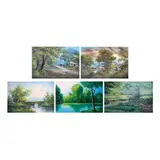 Untitled by Unidentified Artist<br & > Nature Scene - 5 pcs, <p>Unidentified Artist<br />Nature Scene - 5 pcs.<, sold Dec 2021