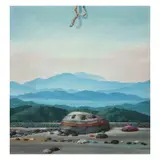 Untitled by Prudencio Lamarroza<br & > Landscape from, <p>Prudencio Lamarroza (b. 1946)<br />Landscape fr, sold Dec 2021