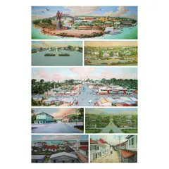 Untitled by P.C. Pino, <p>P.C. Pino<br />a) Lapu - Lapu<br />signed and d, sold Dec 2021