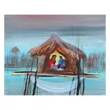 Manuel Baldemor<br & > Nipa Hut, Untitled, <p>Manuel Baldemor (b. 1947)<br />Nipa Hut<br />si
