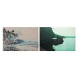 Untitled by a) H.C. Tsai<br & > b) Perry Lonson, <p>a) H.C. Tsai<br />Sunmoon Beach, Bagac, Bataan<, sold Dec 2021