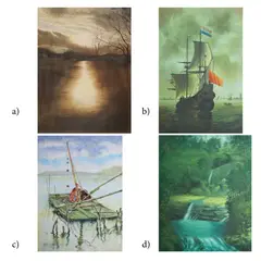 Untitled by a) Unidentified Artist<br & > b) Unidentified Artis, <p>a) Unidentified Artist<br />Dusk<br />signed an, sold Dec 2021