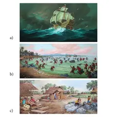 Untitled by P.C. Pino, <p>P.C. Pino<br />a) Galleon<br />signed and dated, sold Dec 2021