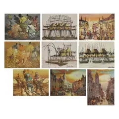 Mabini School, Untitled, <p>Mabini School<br />Various Themes - 9 pieces<br