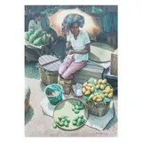 Nes Leynes, Untitled, <p>Nes Leynes<br />Mango Vendor<br />signed and da