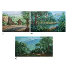 Robert Vecino, Untitled, <p>Robert Vecino<br />a) Golf Fairways<br />signed