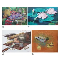 Robert Vecino, Untitled, <p>Robert Vecino<br />a) Colours of this Cloth<br