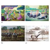 Untitled by a) R. V. Caringal<br, > b) Tapai<br & > c) Espinas, <p>a) R. V. Caringal<br />Barrio Life I and II<br, sold Dec 2021