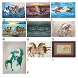 Untitled by a) Unidentified Artist<br & > b) Unidentified Artis, <p>a) Unidentified Artist<br />signed (lower right, sold Dec 2021