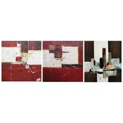 Untitled by a) Unidentified Artist<br & > b) Unidentified Artis, <p>a) Unidentified Artist<br />Abstract I and II<b, sold Dec 2021